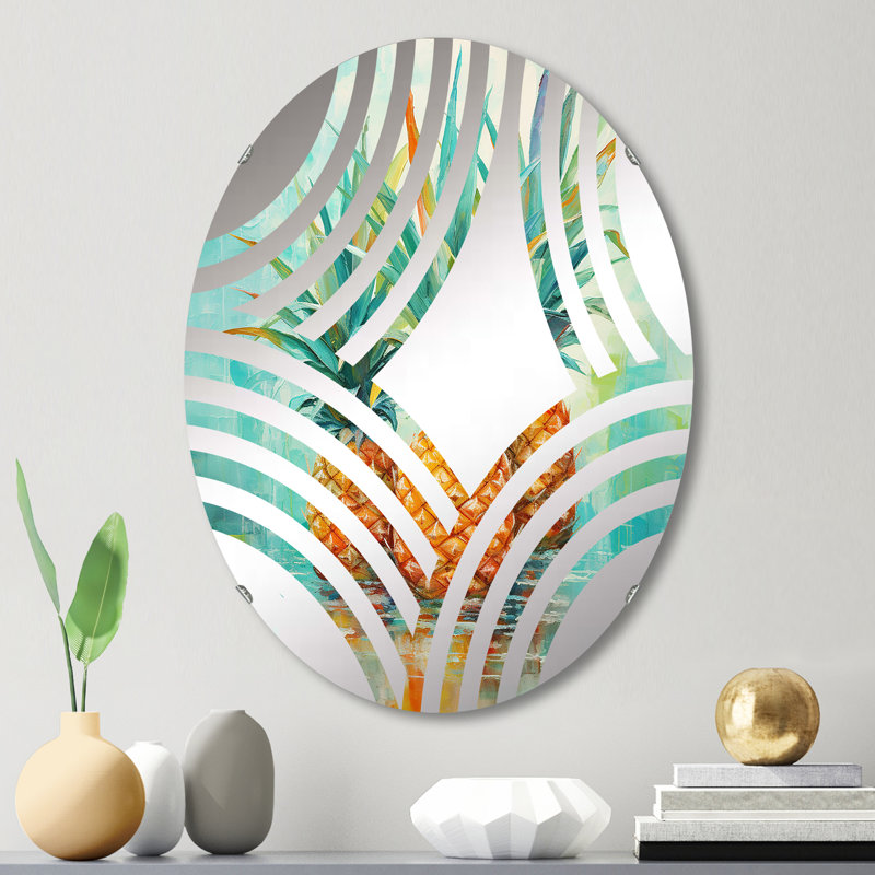 Miroir mural oval, 29,5 po x 19,6 po