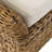 Calne Upholstered Wicker Bench