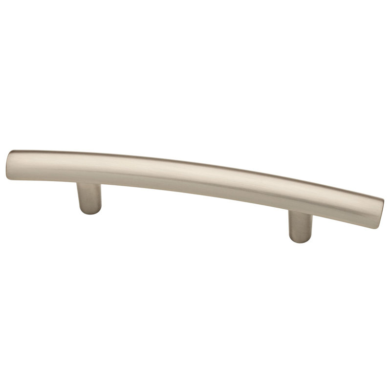 Poignée en arche centrale 3", Nickel
