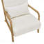 Fauteuil d'appoint de style moderne Mid-Century avec coussin lombaire amovible Eterna-607393207