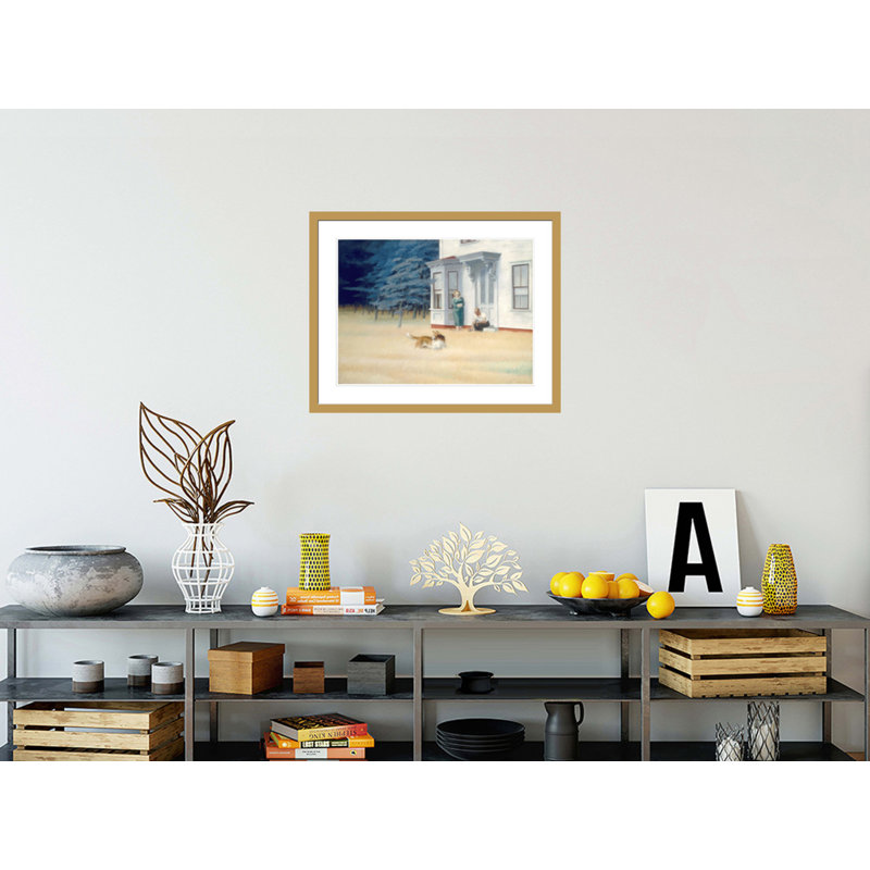 Cape Cod Evening par Edward Hopper - impression giclée sur cadre, 23.5" H x 29.41" W