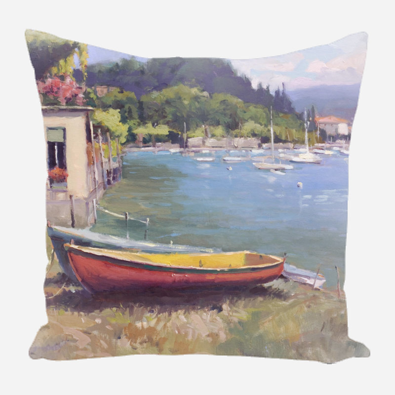 Linen Pillow Cover & Insert, 15" x 15", Square