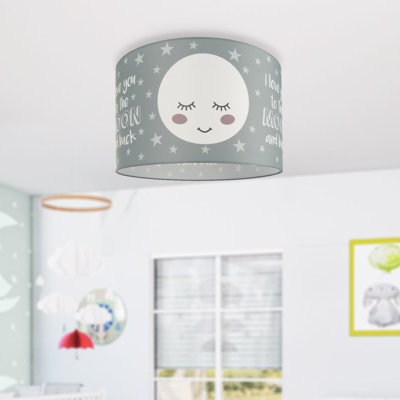 Odling Fabric Flush Ceiling Light
