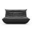 Fauteuil à billes en microfibre et causeuse standard en cuir-115313354-116650607
