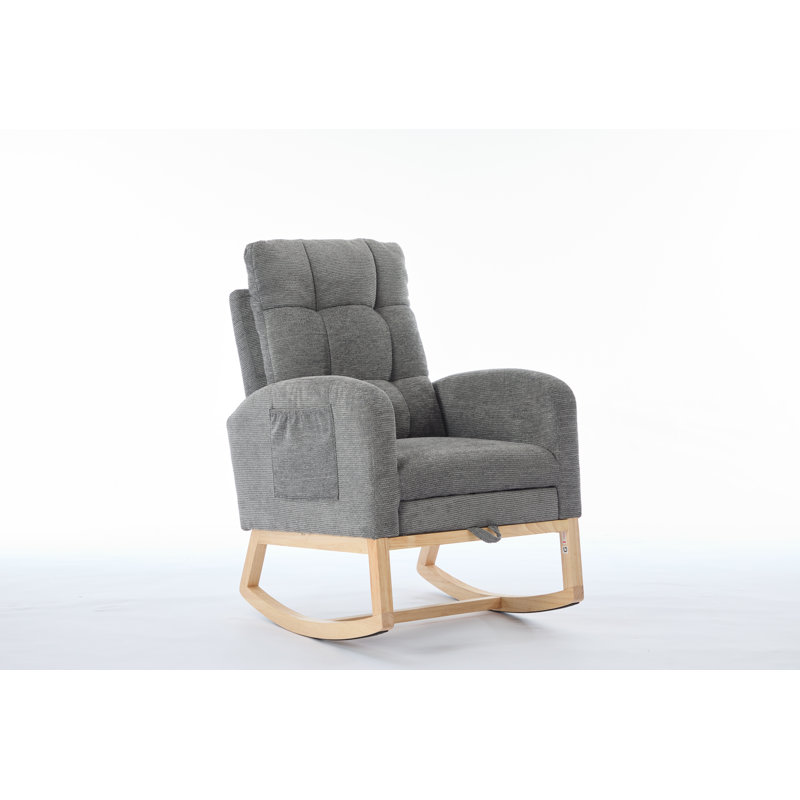 Chaise berçante Modern, Gris foncé