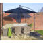 Horan 300cm Lighted Cantilever Parasol-56401713