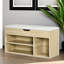 Shoe Storage Shoe Bench Oak With Seat Lift Top Chest Hallway Entryway Furniture