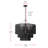 1 - Light Black Novelty Pendant