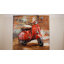 Reproduction d’art sur métal unique en forme de Vespa