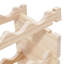 Support à vin modulaire empilable de 96 bouteilles, étagère de rangement pour vin autoportante à 8 niveaux, étagère à vin en bois massif, tablettes sans oscillation, assemblage facile pour la cuisine, la cave et le bar, naturel