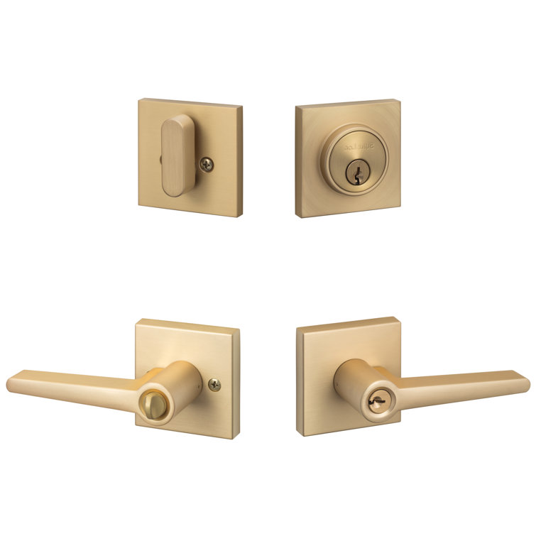 Basel Square Entry Lever With Deadbolt Combo