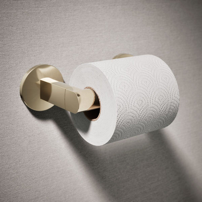 Components™ Pivoting Toilet Tissue Holder, Gold