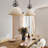 Bales 1-Light Dimmable Dome Pendant-91584196-91584193