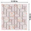 Academy Random Sized Straight Edge Porcelain Versailles Mosaic Wall & Floor Tile-93577772