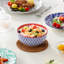 SELENE Porcelain China Dinnerware - Service for 4