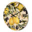Horloge murale en bois Lemon and Olive Branches I-63903931