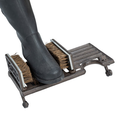 Cast Iron Shoe Scraper Front Door Mat