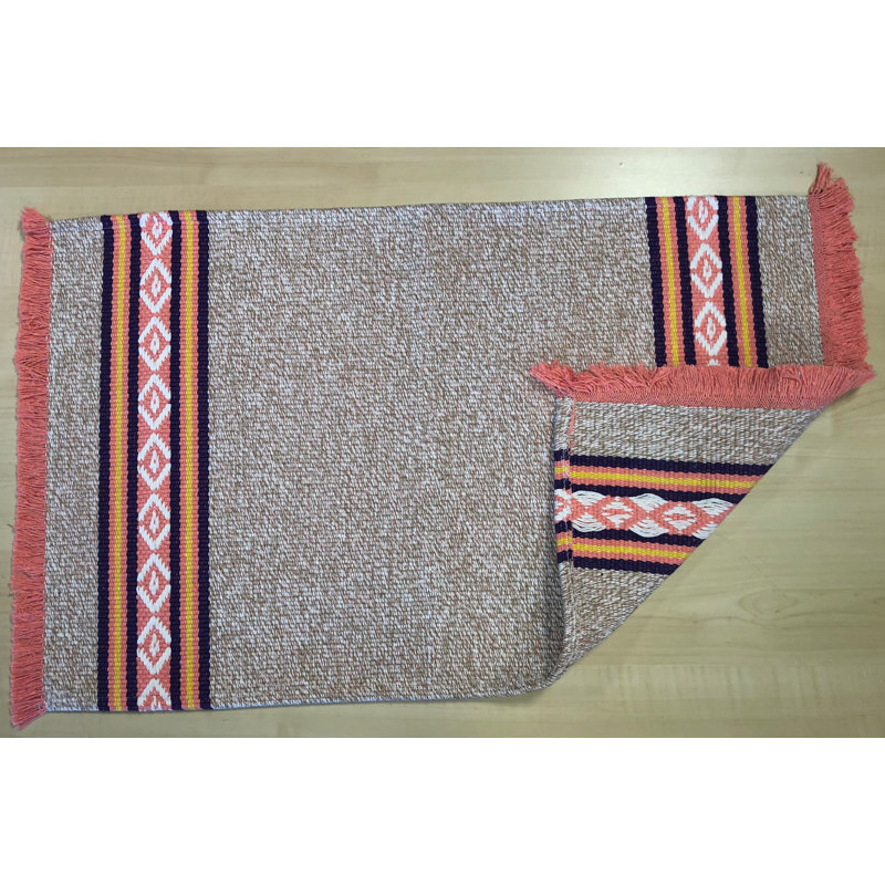 Peru Polyester Blend Bath Rug