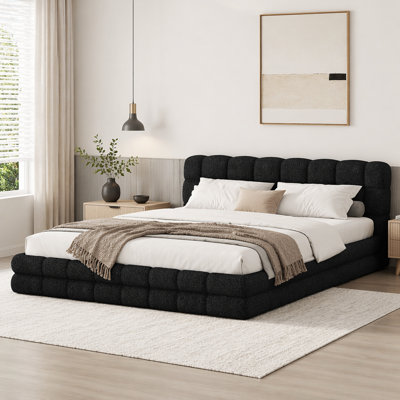 Queen Upholstered Platform Bed