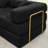 Modular Boneless Corduroy Reversible Sectional Sofa - 5-in-1 Convertible Sleeper, No-Assembly Grand King Bed-55331182