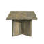 Table basse rectangulaire en bois massif