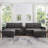 Modern Sectional Sofa 126" U-Shaped Sectional Sofa Modular Sectional Couch With Movable Storage Ottomans-912835134