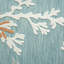 Tapis d'intérieur / extérieur bleu en polypropylène tissé à la machine Burgas-1873486221