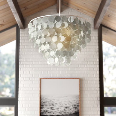  Lustre étagé unique à 6 lumières