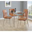 Chaise d'appoint pivotante Maxwell en similicuir-625250722
