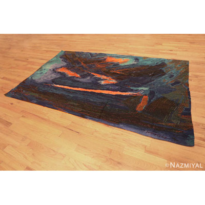 Tapis scandinave «Was at Sea» par Brita Molin