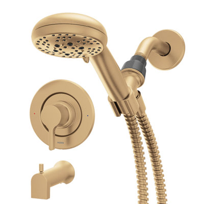 Robinet de baignoire et douche avec pomme de douche à main Beric, valve incluse
