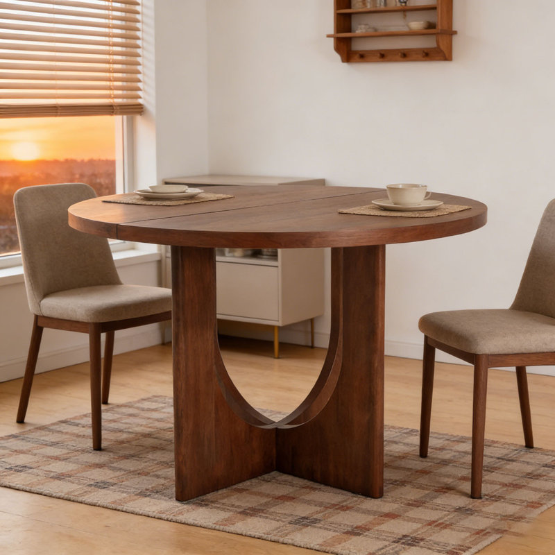Table de salle à manger 48 ", Noyer
