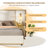 Calviano Upholstered Platform Bed With Wingback Headboard, LED Lighting, And Storage Side Panels-117216291-117216289
