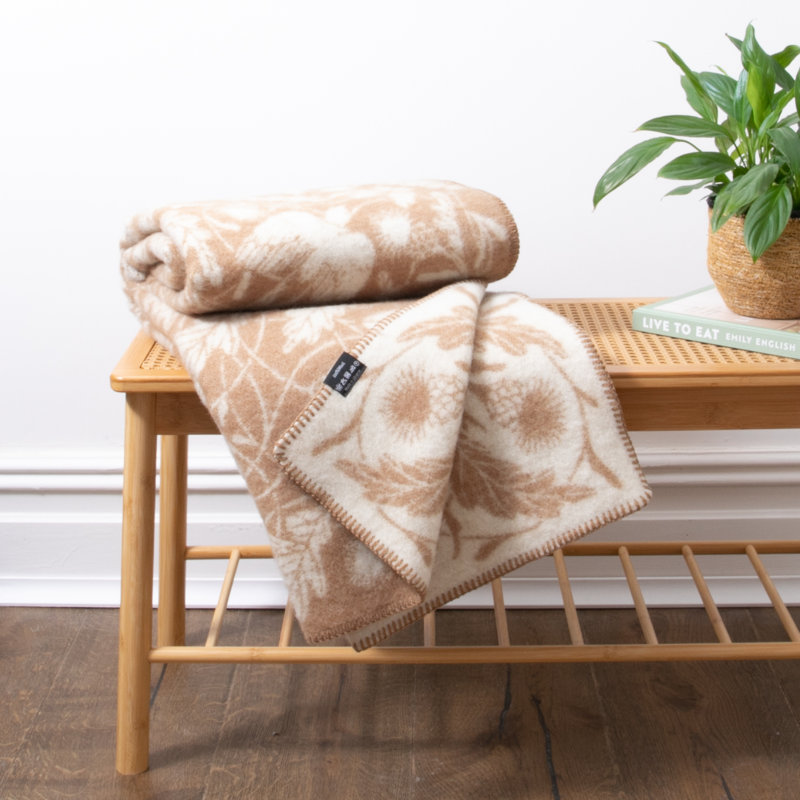 Throw Blanket, Cream