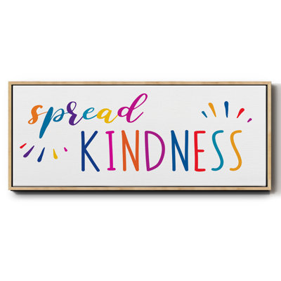 «Rainbow Kindness», toile encadrée