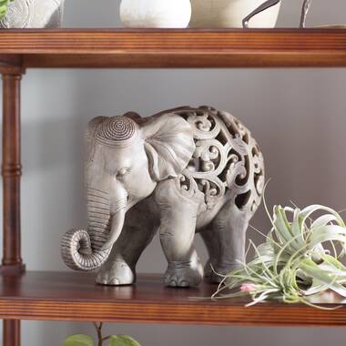 World Menagerie Amukta Feng Shui Patterned Baby Calf Elephant Figurine &  Reviews