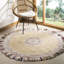 Abhay Hand Woven Jute/Cotton Rug in Light Beige/Ivory-24290549