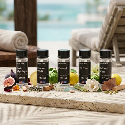 My Way Hotel Diffuser Oil | Aromatherapy Fragrances Inspired By 5-star Hotels | Luxurious Scents Gift Set-5x20ml Bottles Set-the 1 Hotel Miami Beach & 5-star Hotels