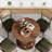 Round Dining Table, Kitchen Table With Wood Strip Base For Kitchen Living Room-510422530