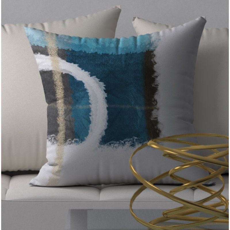 Reversible Throw Pillow, 24" x 24"