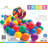 Intex 100-Pack Large Plastic Multi-Colored Fun Ballz For Ball Pits-58789009
