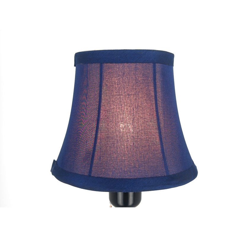Abat-jour lustre Everly Quinn, Bleu, H 4 po x l 6 po x P 5 po