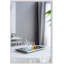 20" x 12" Antique Silver Rectangle Mirror with Floral Accents, Mirrored Display Tray, Hanging Wall Mirror