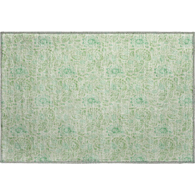 Premium Machine Washable Chandra Sage Rug