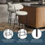Tabouret de comptoir pivotant 27 po Bayville-115184305