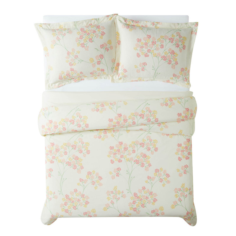 Ensemble de housse de couette Brooklyn Loom Vivian, Housse de couette très grand + 2 taies décoratives