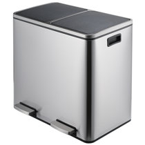 26 Gal. Dual Compartment Trash Can | Wayfair