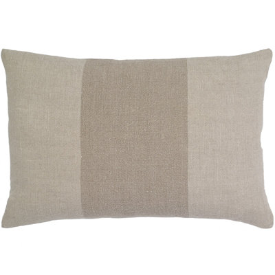 Linen Lumbar Rectangular Pillow Cover & Insert