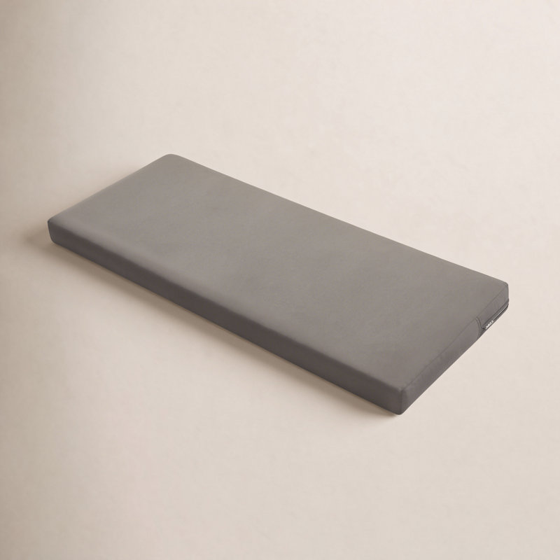 Outdoor Seat Cushion, 42" W x 18" D, Dark Taupe