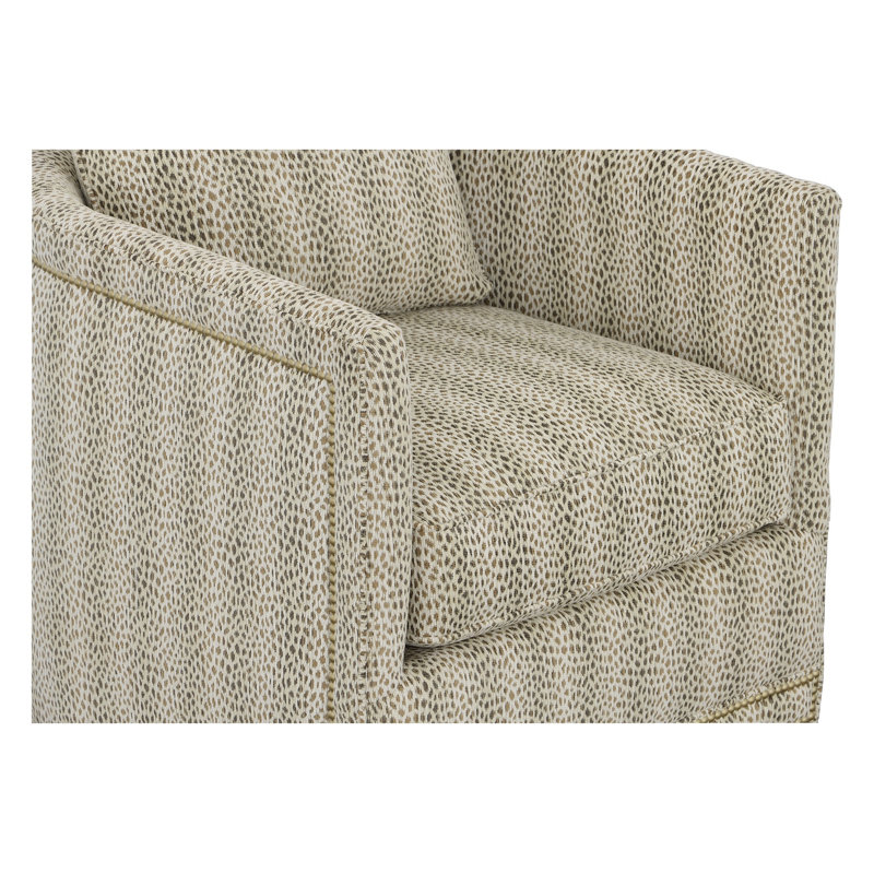 Christine Swivel Armchair, Small Aged Bronze, 3152 Putty